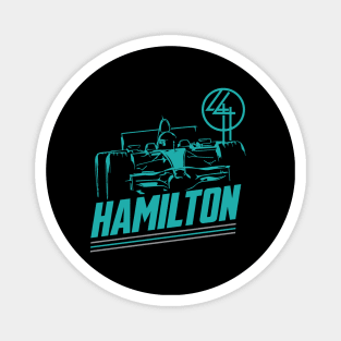 Lewis Hamilton 44 T-Shirt F1 Grand Prix Magnet